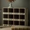 Farmhouse Style Wood Cubby Shelf 12 Compartments Organizer Box